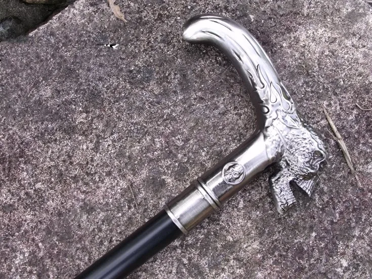 Металлический тростниковый меч из нержавеющей стали, съемные костыли для самообороны, меч для альпинизма, кран не может быть окантован