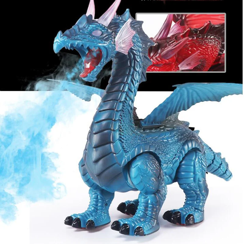Динозавр RC пульт дистанционного управления животное Dinobot игрушка спрей ледяной огонь Дракон Моделирование игрушки