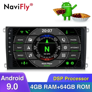 

DSP IPS 1 Din Android 9.0 Car radio Multimedia Player GPS Navigation for Porsche Cayenne 2003-2010 RDS fm stereo Head unit