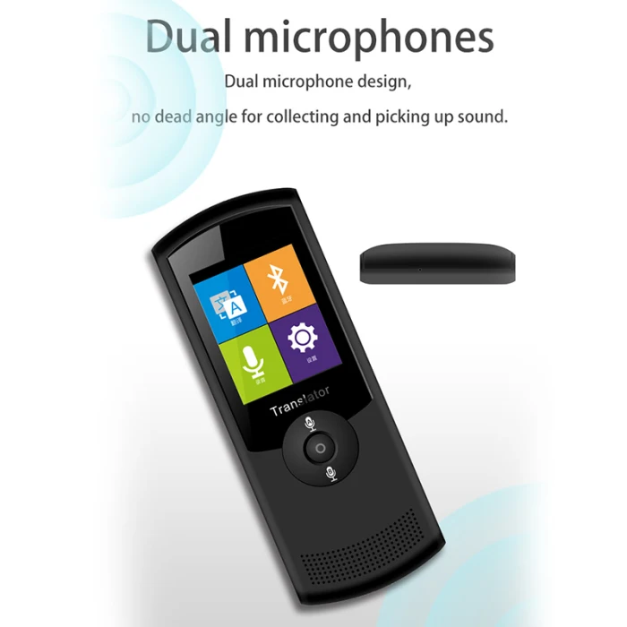 New Hot Smart Voice Translator 2.4 Inch Touching Screen Two Way Real Time for Learning Travel Shopping