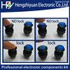 Hzy 16mm Self-locking push button switch with LED ON-OFF blue Green Red Yellow with lamp recovery button switch 3A125V AC 4 pins ► Photo 3/6