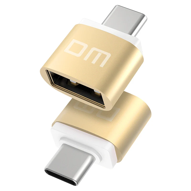 

DM USB C Adapter Type C to USB 2.0 Adapter Thunderbolt 3 Type-C Adapter OTG Cable For Macbook pro Air Samsung S10 S9 USB OTG