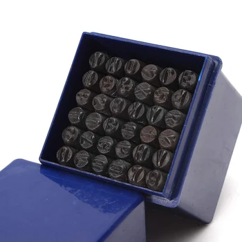 

Carbon Steel Alphabet Numbers Wood Leather Crafts Punch Stamp Marking Tools Sets