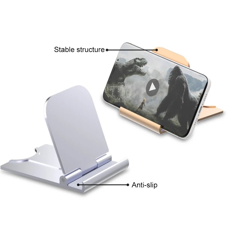 

Universal Adjustable Mobile Phone Table Stand Foldable Desk Phone Tablet Holder Lazy Mobile Phone holder For iphone Huawei