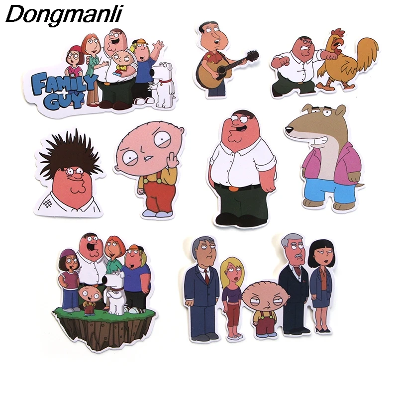 PC49 55 шт./компл. семья Guy ТВ шоу Скрапбукинг стикер s Наклейка для гитары ноутбук багаж автомобиль холодильник наклейка в стиле граффити