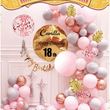 

Dream Princess Birthday aluminum film balloon package birthday party supplies background wall decoration man