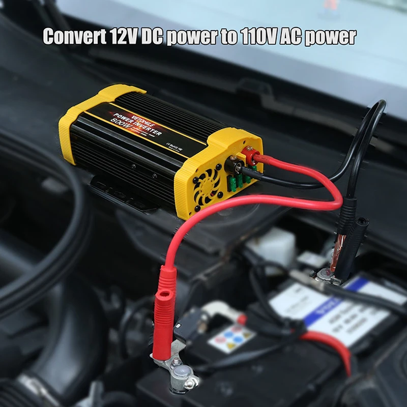 800 Вт пиковый 1600 DC 12/24 В AC 110/220 Солнечный волновой синусоидальный инвертор для