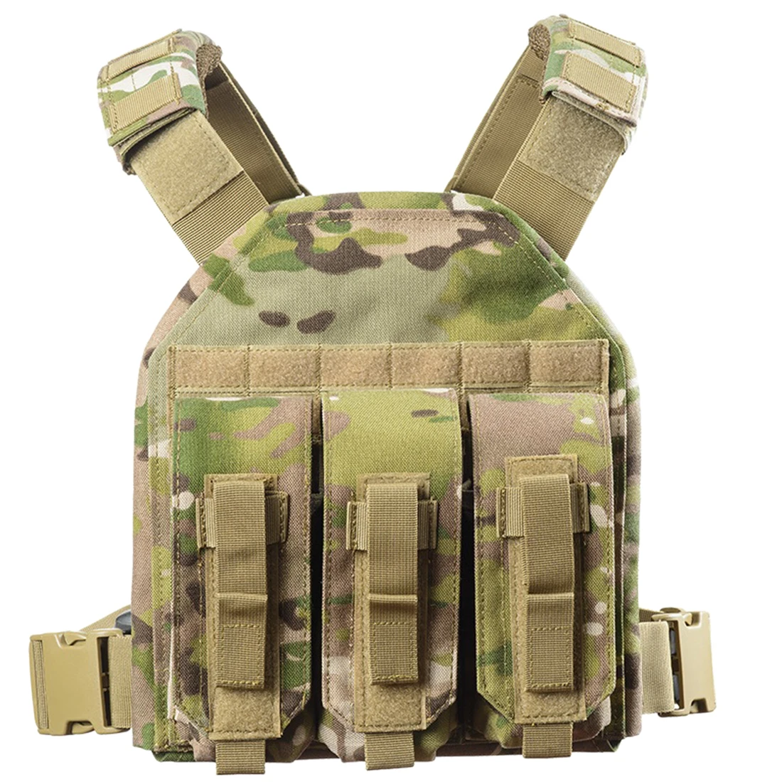 

YAKEDA 1000D Nylon Detachable Vest Lightweight Tactical Vest Airsoft Vest for Paintball Secret Service Military Fans