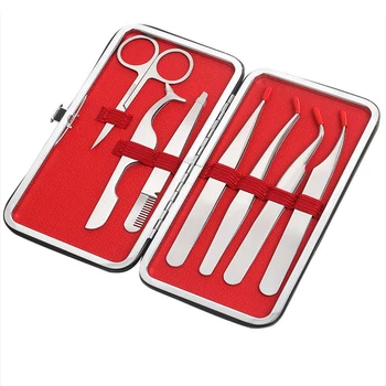 

7PCS New Accessories Eyebrows Clip Eyebrow Trimmer Scissors Eyebrow Shaping Knife Cosmetic Beautiful Makeup Tools