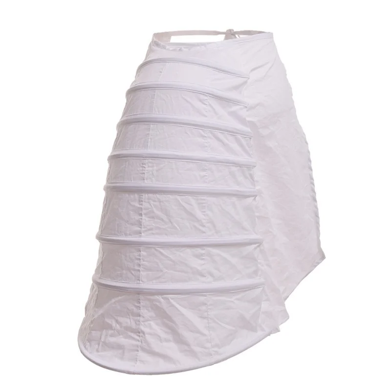 Victorian White Petticoat Underskirt Women Rococo Crinoline Cage Bustle White Half Slip Victorian White Petticoat Underskirt Women Rococo Crinoline Cage Bustle White Half Slip