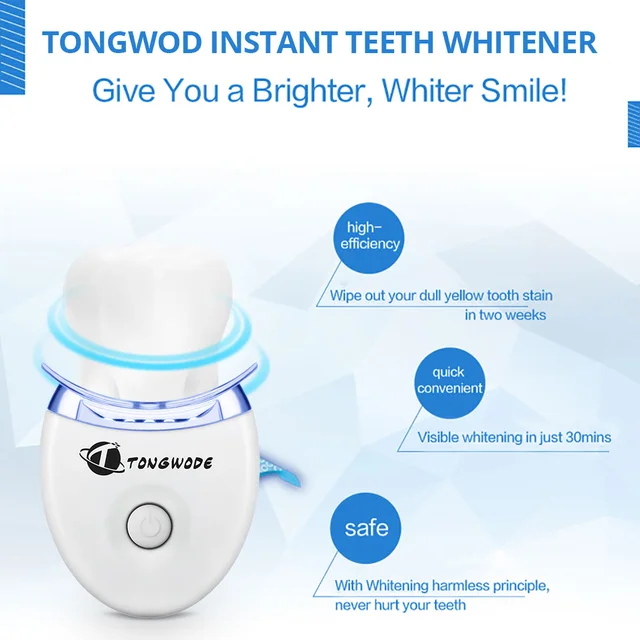 Dentist Peroxide Mini Teeth Whitening LED Light Dental Bleaching System Oral Hygiene Care Tooth Whitener Dental Equipment