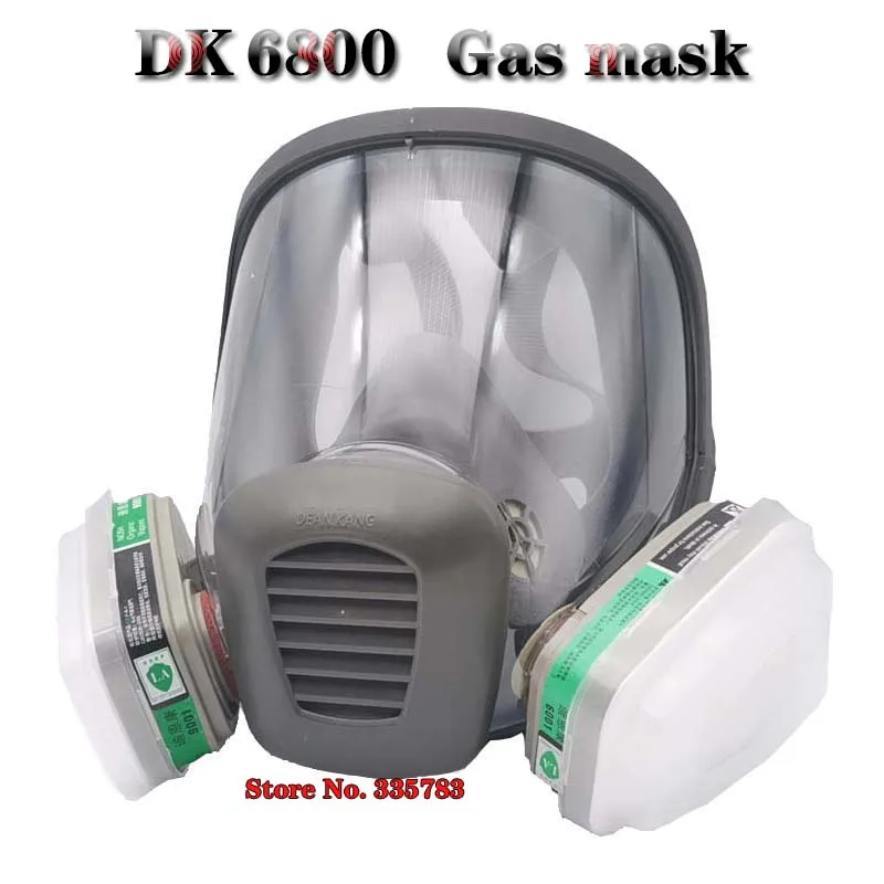 

DK6800 Anti-Fog Full Face Respirator Gas Mask New product Spraying Respirator Safety Work Filter Formaldehyde Protection Hood