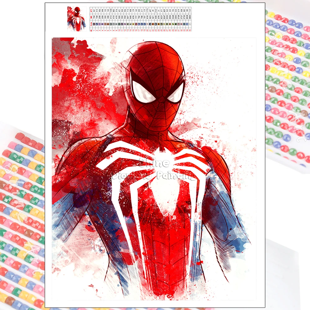 Spider-Man Diamond Painting: Sparkling Art for Superhero Fans