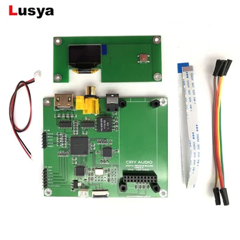 

AK4118 Amanero Digital XMOS Audio Decoder DAC USB COAX SPDIF I2S Switch board OLED 32 Bit DSD 512 T0138