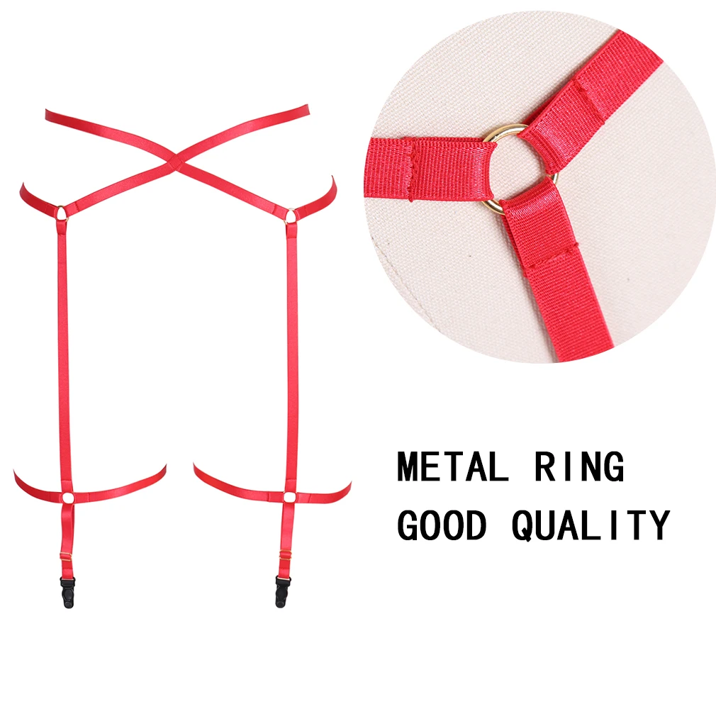 Hot Woman Sexy Polyester Leg Ring Garter Close Skin Breathable Midnight Bar Carnival Stripper Attractive Garter Belt