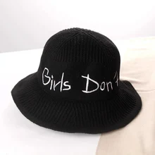 Ведро Шапки осень-зима вышивка в виде улыбающихся букв узор Кепки вязаные шляпы для рыбаков модные песчаный пляж соломенная шляпа