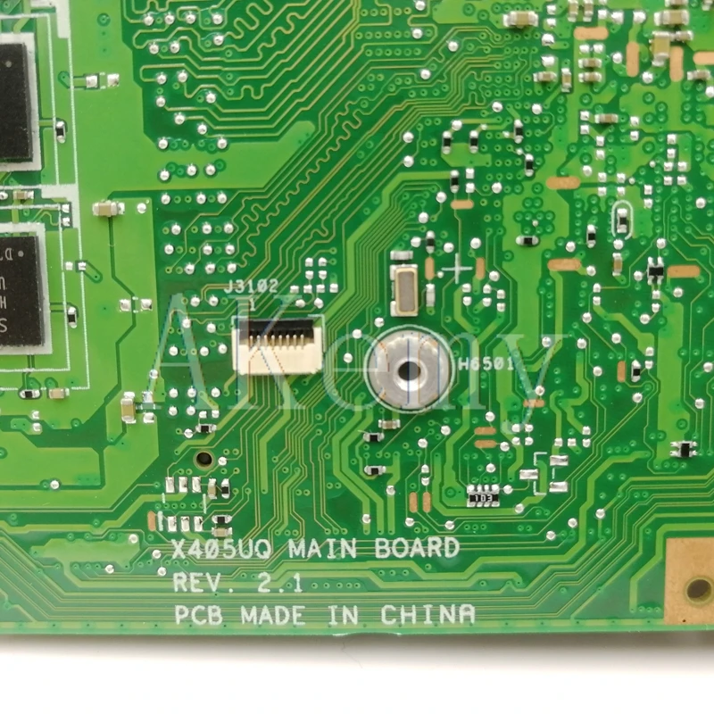  Akemy X405UA For ASUS X405U X405UN X405UR X405URR X405URP X405UQ X405UF Laotop Mainboard X405UA Mot