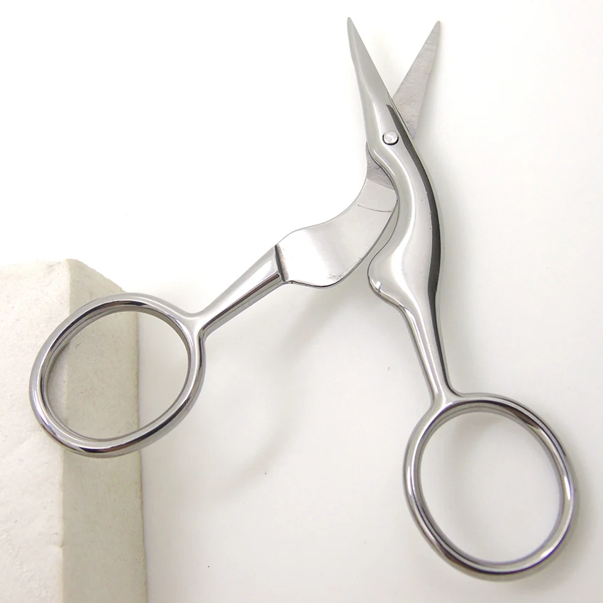 9.4cm Black Crane Stainless Steel Zigzag Scissors DIY Craft Scissors Sew Diamond Painting Scissors Sewing Machine Accessories 4