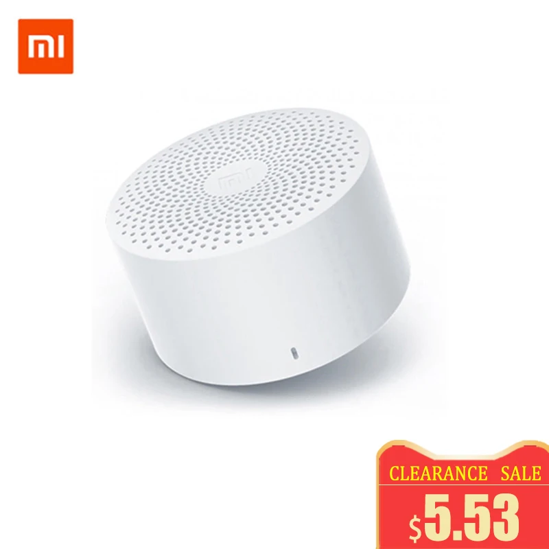 Xiaomi XiaoAi портативный мини беспроводной Bluetooth динамик сабвуфер умный голосовой