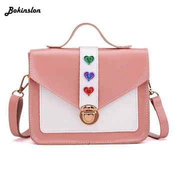 

Bokinslon Bokinslon Fashion Portable Small Square Bag Shoulder Woman Casual Stone Pattern Simple Messenger Bag Female