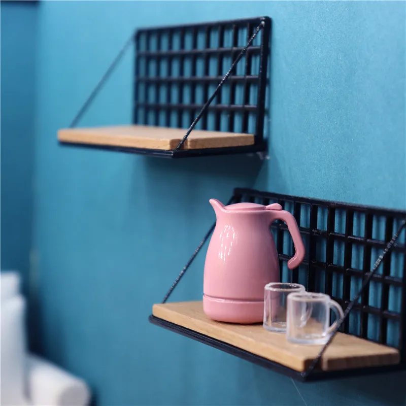NEW 1PCS 1/12 Scale Miniature Dollhouse Mini Kettle Pot for Blyth Barbies OB11 BJD Doll House Kitchen Play Toys Accessories 6