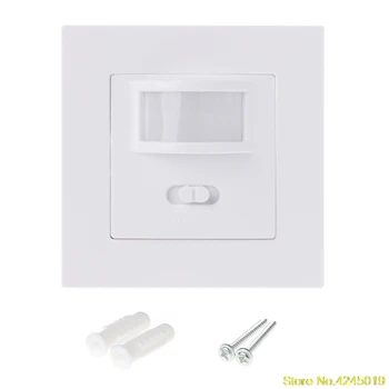 

High quality AC 110V-240V Infrared PIR Motion Sensor Recessed Wall Module Light Switch New