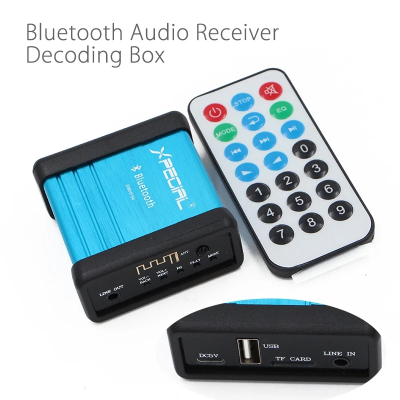Беспроводной Bluetooth аудио приемник блок декодирования усилитель предусилителя с
