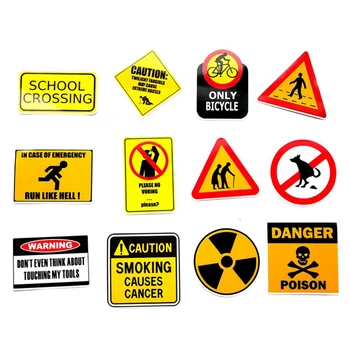 

50pcs/set Warning Sign Programming Application Developers Logo Funny Laptop Phone Waterproof Sticker