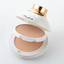 Двойной слой прессованной пудры стойкий контроль жирности крышка дефекты водонепроницаемый осветить цвет кожи консилер порошок
