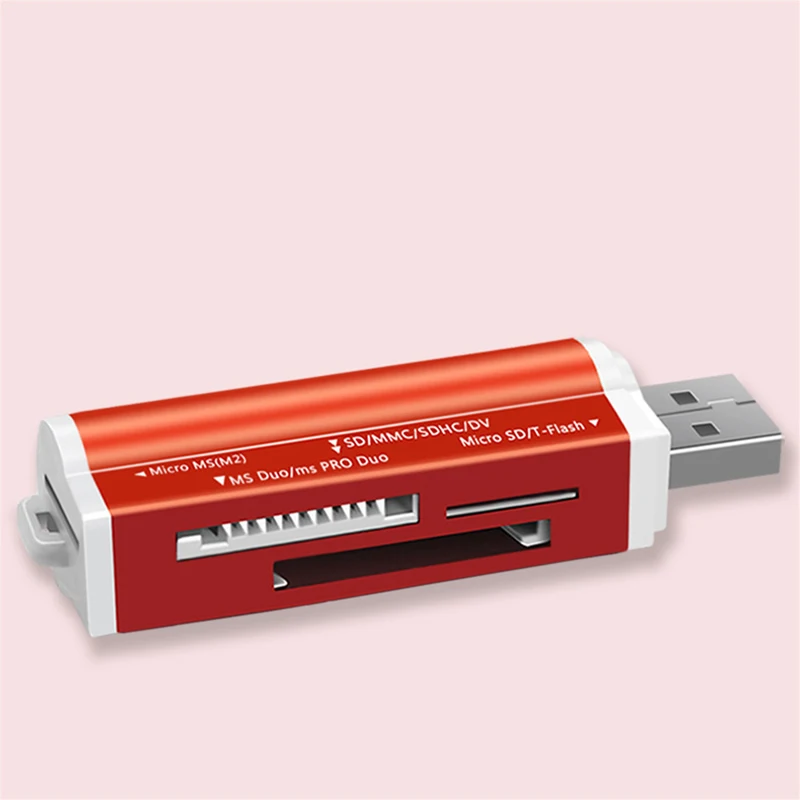 4 в 1 4 слота кардридер U диск PC телефоны кардридер памяти Micro SD/SDXC TF кардридер для ноутбука