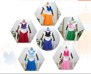 

Anime Sailor Moon Costume Tsukino Usagi Dress Cosplay Costume For Lolita Team Dress Custom Made H