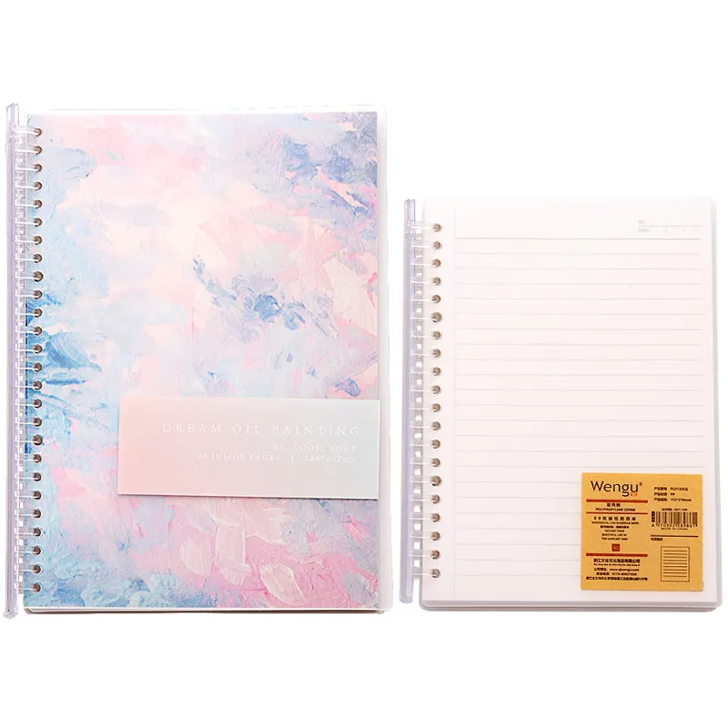 2020 New A5/B5 Coil Loose-leaf School Student Coil Grid Detachable College Notebook Simple Grid Book Kawaii Cute Notebook 2020 New A5/B5 Coil Loose-leaf School Student Coil Grid Detachable College Notebook Simple Grid Book Kawaii Cute Notebook