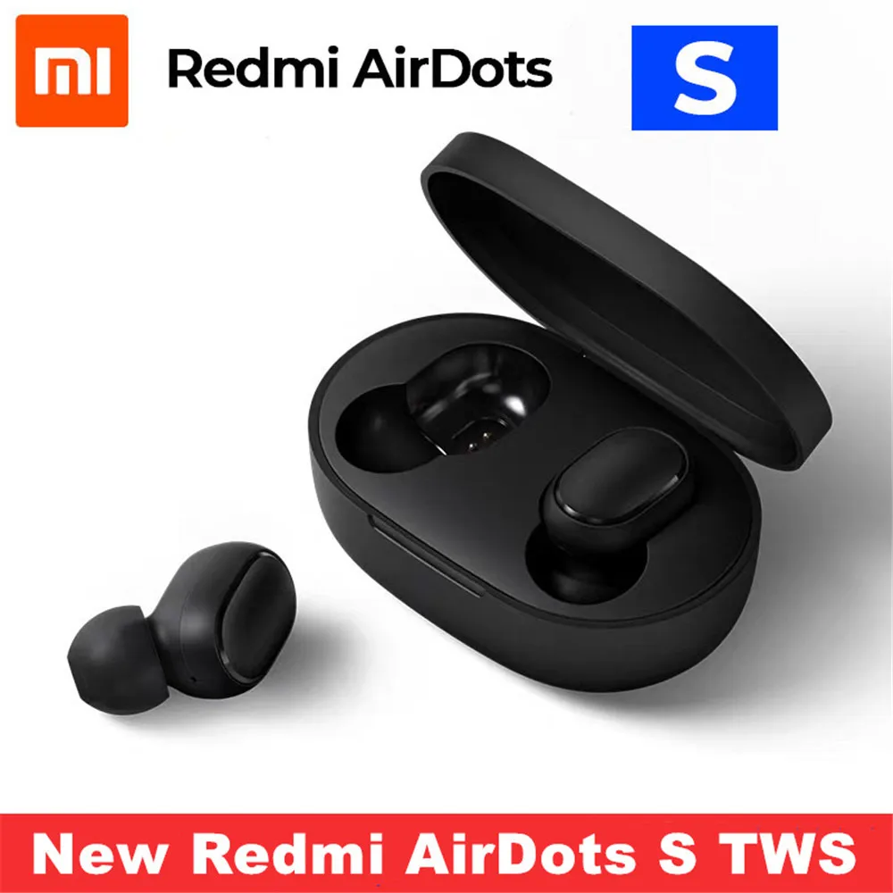 Redmi AirDots S Bluetooth 5.0 kablosuz kulaklık TWS sol sağ düşük Lag mod Bluetooth 5.0 gürültü azaltma kulaklık