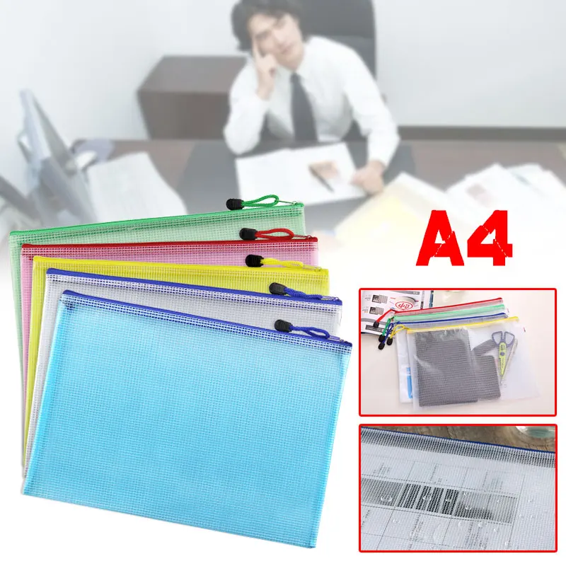 Office Stationery Paperbag£¬Document Folder School Supplies Grid Bill File Bag