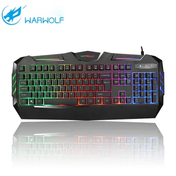 

Beacon Wolf Professional Gaming Mechanical Keyboard Colorful Multi-Function Breathing Light With Cool Lighting Effect