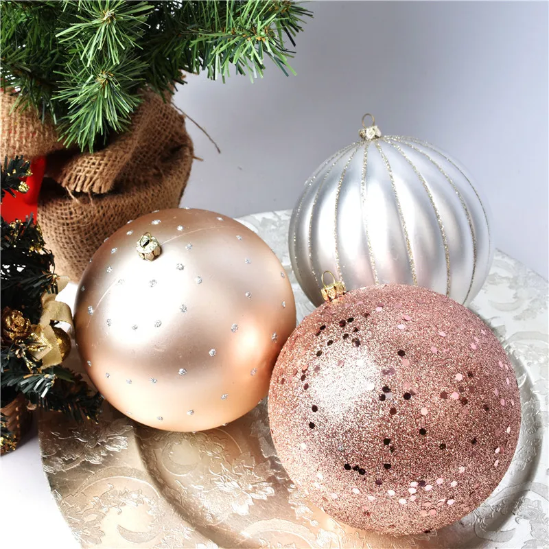 Christmas window decoration pendant Christmas tree 12CM Christmas ball mall hotel layout ornaments