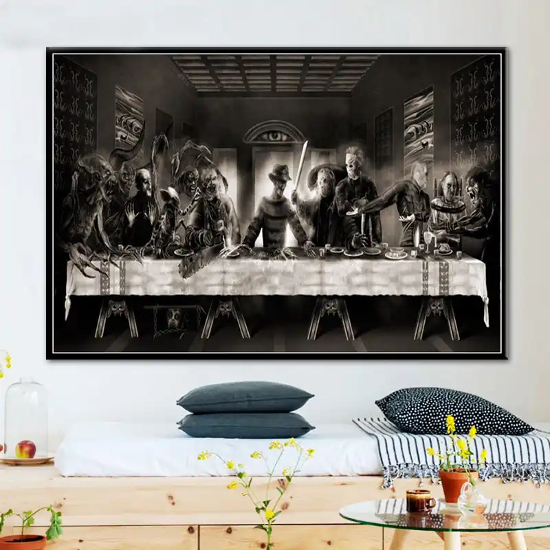 Nt110最後の晩餐2pacジェイヒップホップ音楽ラッパースターのポスター壁アートキャンバス絵プリントリビングホームルームのインテリア 絵画 書道 Aliexpress