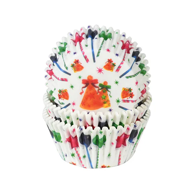 100pcs/set Muffin Liners Cupcake Paper Cups Cake Forms Baking Box Case Cake Mold Decorating Tool Wedding Birthday Party Supplies D13