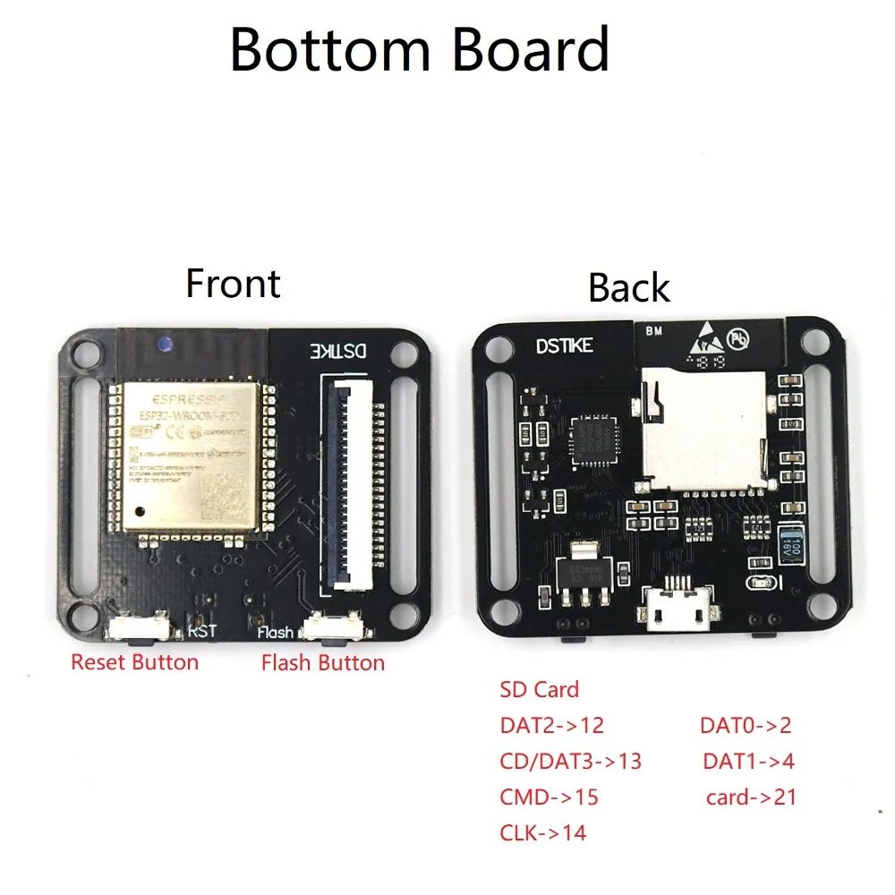 DSTIKE ESP32 Watch DevKit ESP макетная плата OLED версия или TFT цветная версия I2-006-007