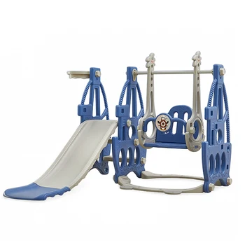 

Kids Indoor Slides Baby 3 In 1 Swing Chair Kindergarten Slide Swing Combination Baby Indoor Playground Kids Multifunctional Toys