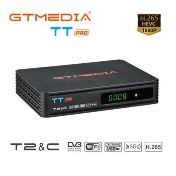 

GTMEDIA TT PRO DVB-T2/T Terrestrial TV Receiver HD Digital TV Tuner Receptor MPEG4 DVB T2 H.265 DVB-C TV BOX