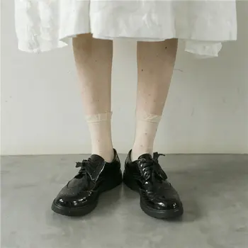 

3 Pairs Spring Summer Japanese Style Socks Thin Translucent Breathable Ankle Socks for Women Girls -MX8