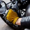 OZERO Motorcycle Gloves Leather Genuine Cowhide Mechanical Motocross Motorbike Biker Racing Riding Motor Moto Gloves Men A2010 ► Photo 2/6