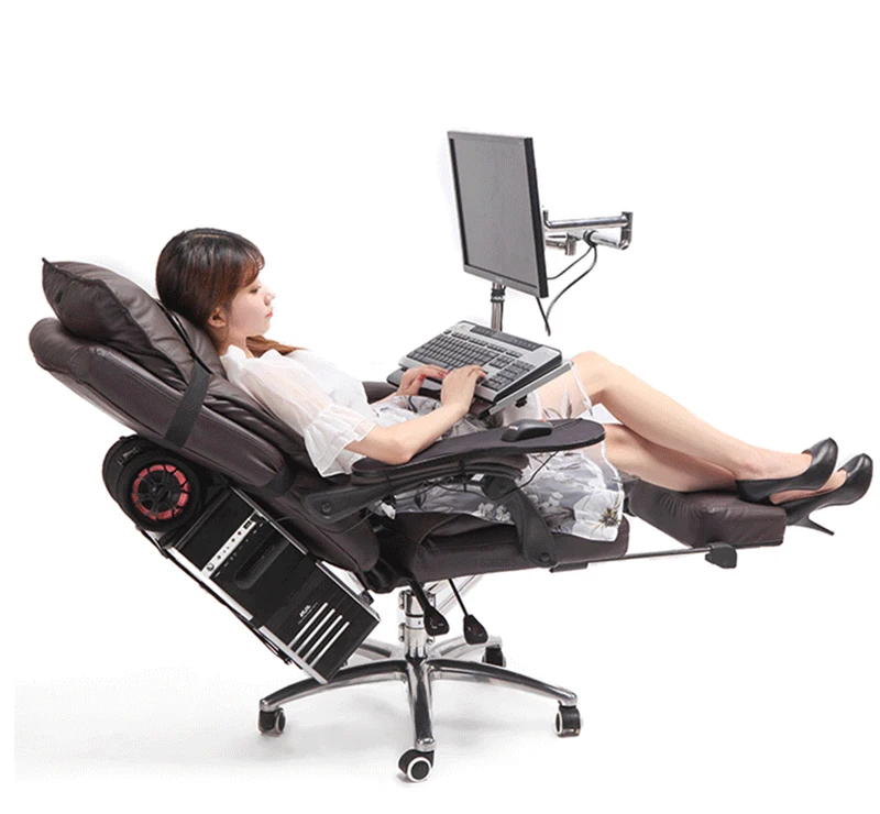 Ok910 Cadeira Reclin Vel Full Motion Suporte De Teclado Suporte De Monitor Bra Adeira Para Cadeira 