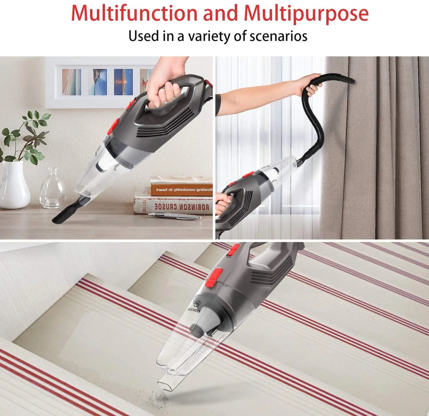 Moosoo Lt450 Handheld Vacuum Cleaner 4 