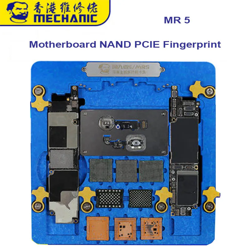 MECHANIC MR5 Motherboard Fixture for Phone XR 8P 8 7P 7 6SP 6S 6 Multifunctional IC Chip CPU NAND Fingerprint Repair PCB Holder |