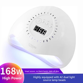 

168W Nail Lamp Quick-drying Uv Lamp High-power Nail Light Nail Phototherapy Machine Portable Nail Dryer Portable Gel Lamp