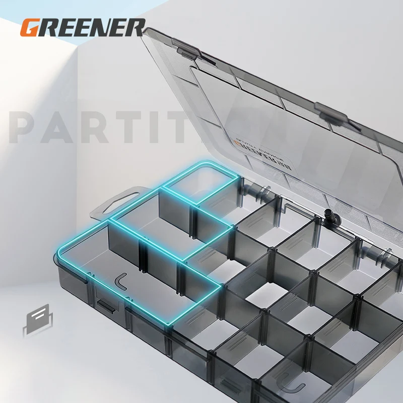 Plastic Organizer Container Box Holder Case Practical Earring Display Case  Storage Box Home Storage - AliExpress