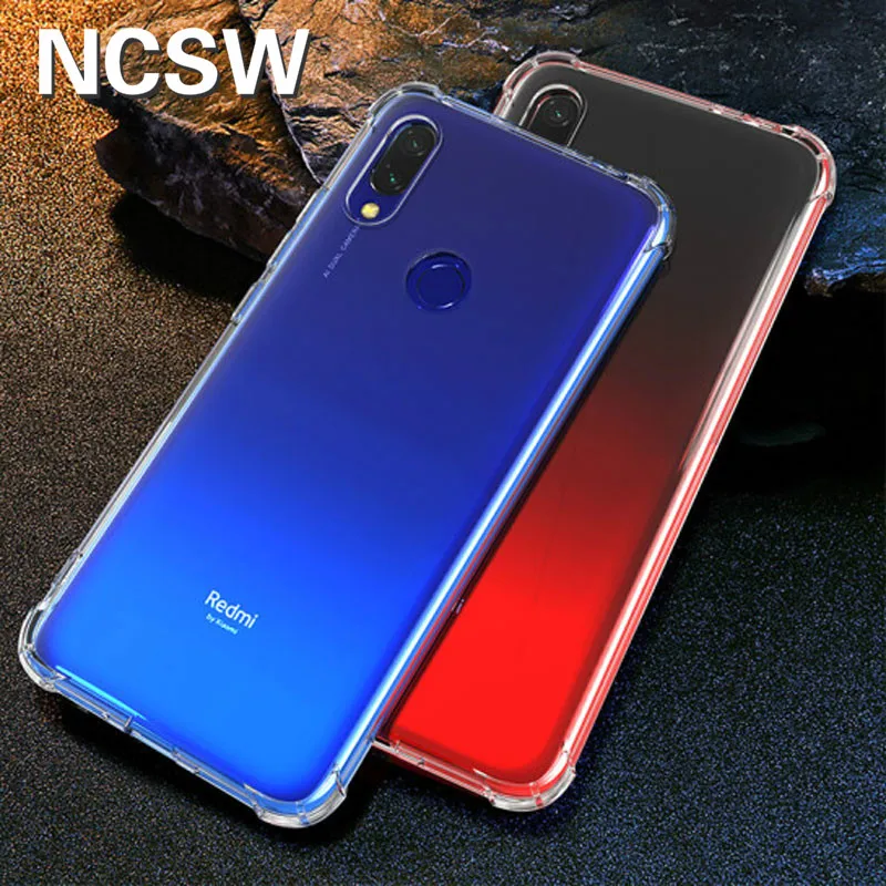 Прозрачный силиконовый чехол из ТПУ для Xiaomi Mi CC9 E Mi9T Pro A1 A2 защитный с подушкой