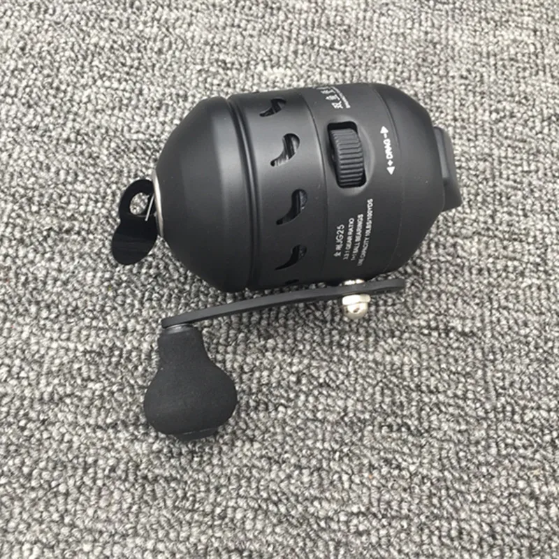 

Pisces Fortress Metal Shoot Fishing Reel with Line Black Edition Jg25 Concealed Enclosed Wheel Road Sub Right Hand Fishing Vesse